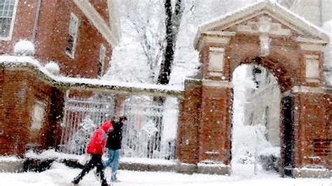 Harvard Campus Winter