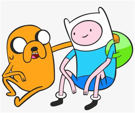 Finn And Jake Png Adventure Time Finn And Jake Sticker Transparent Png