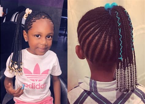 This is a cute and comfortable hairstyle for your baby girl. 15 Beautiful Hairstyles with Beads for Little Girls 2021