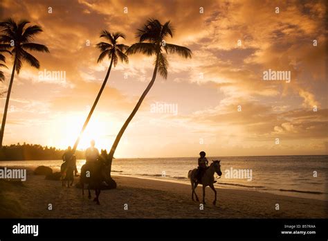 las terrenas at sunset samana peninsula dominican republic west indies caribbean central