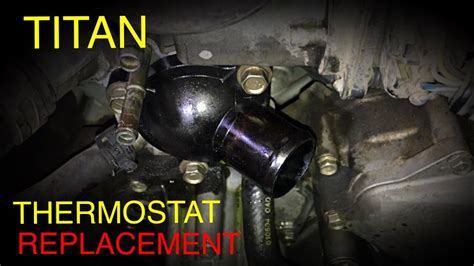 nissan titan thermostat replacement 2004 tips and tricks youtube