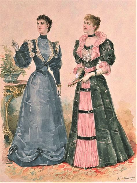 La Mode Illustree 1893 Victorian Fashion Fashion History