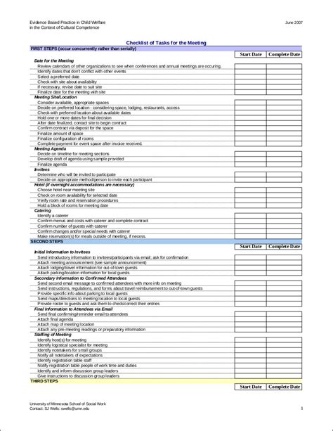 Task Checklist Examples Format Pdf Examples