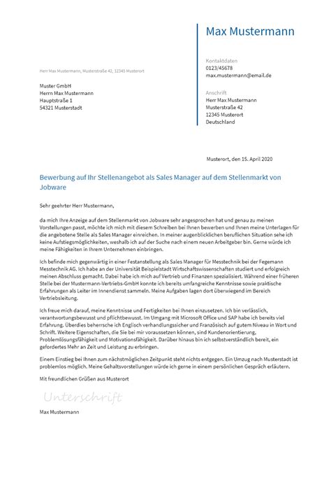 Bewerben sie sich jetzt als zusteller! Bewerbungsvorlagen als Sales Manager | bewerbung2go