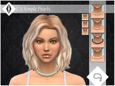 Aleniksimmers Ea Simple Pearls Necklace