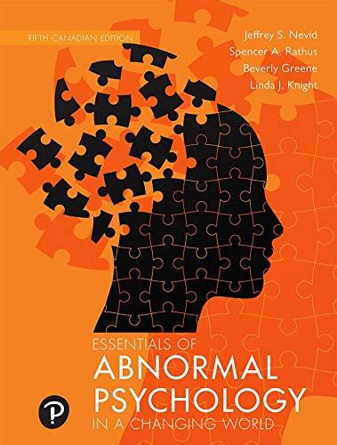 Essentials Of Abnormal Psychology Canadian Edition Ebook Nevid