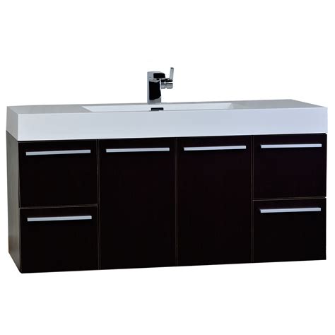 Shop now and get the best prices on the web. 47 Inch Wall Mount Contemporary Bathroom Vanity in ...