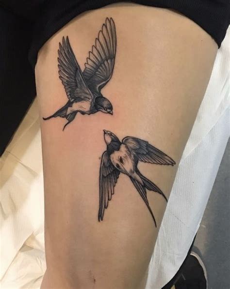 Swallow Tattoo In 2020 Tattoos Swallow Tattoo Pair Tattoos