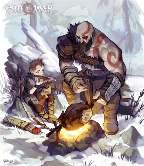 Kratos And Atreus God Of War Fan Art Fanpop Page