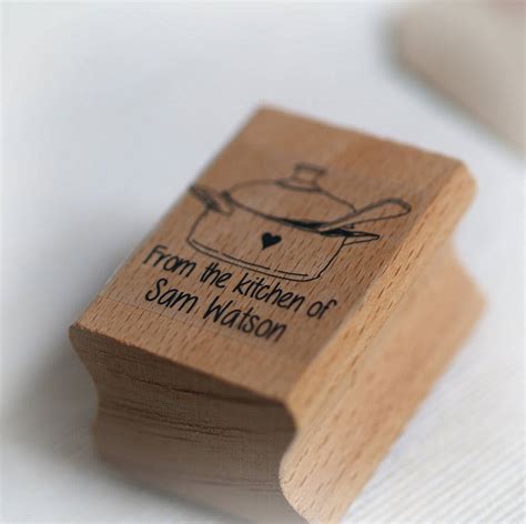 Homemade Yummies Personalised Rubber Stamp By Pretty Rubber Stamps