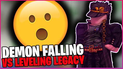 Demon Fall Vs Leveling Legacy In Roblox Youtube