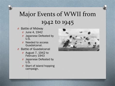 Ppt Major Events And Military Tactics Of World War Ii Powerpoint