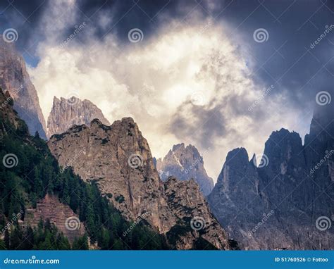 Dolomites Stock Photo Image Of Alps Blue Hill European 51760526