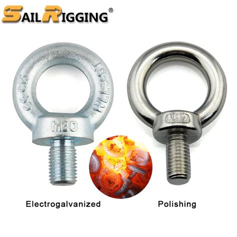 Wholesale Hardware Rigging DIN580 Carbon Steel Drop Forged Galvanized