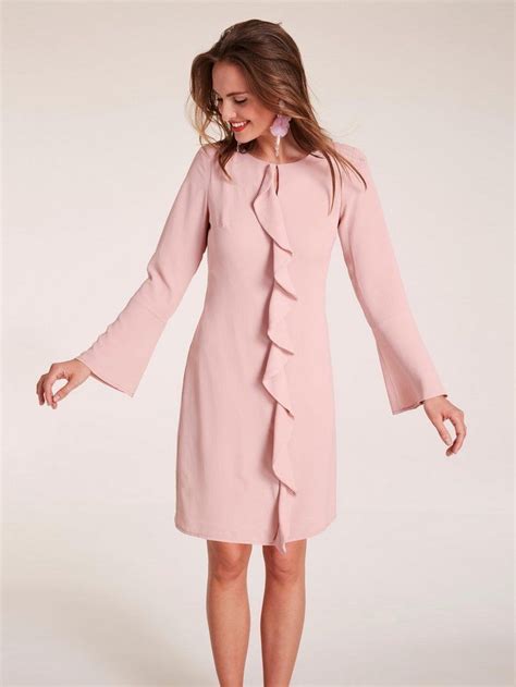 Gala zeigt ihnen die schönsten fotos ihrer styles. heine TIMELESS Kleid mit Seitenschlitzen, Ärmellos online ...
