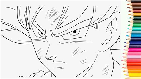 Como Desenhar Goku Ultra Instinto Rosto Do Goku Youtube
