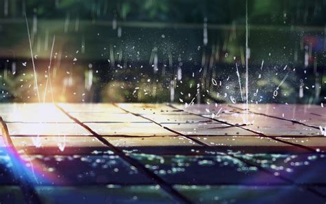 Anime Rain 4k Ultra Hd Wallpaper
