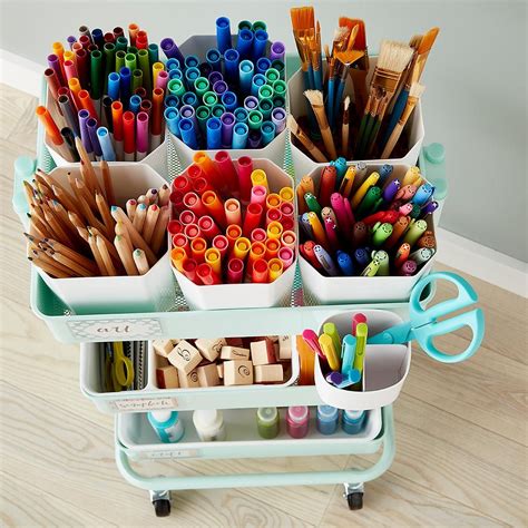 Arts And Crafts Storage Cart Starter Kit Craft Storage Cart Arts And