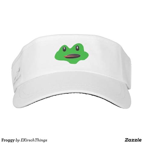 froggy visor cute ts frog design froggy
