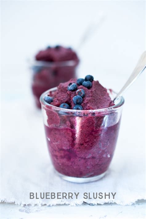 Blueberry Slushy Feasting At Home