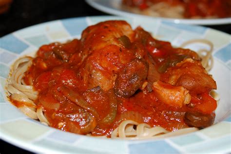 Seduced By Produce Slow Cooker Chicken Cacciatore