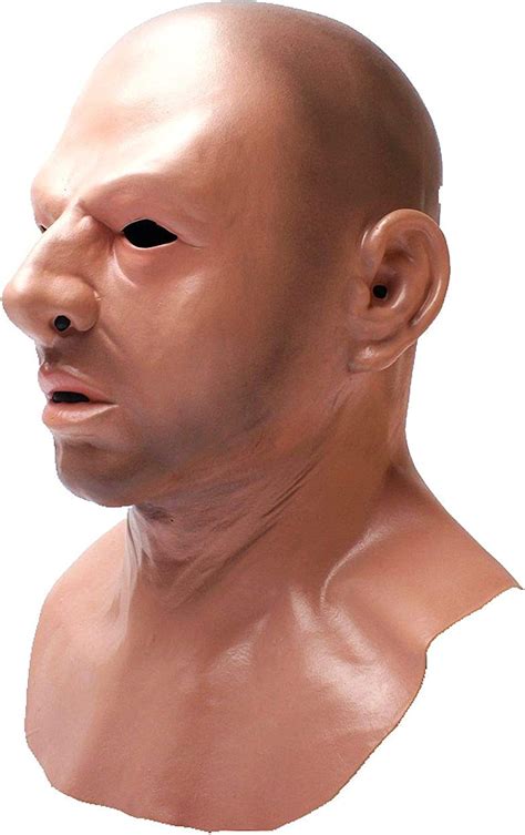 Buy Leka Neil Realistic Bald Head Man Mask Halloween Masquerade Mask Novelty Costume Party Latex