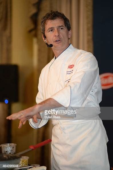 Chef Lorenzo Boni Speaks Onstage At Barilla Interactive Lunch Hosted