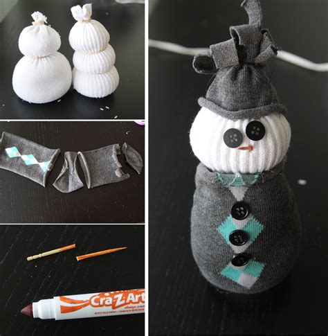 A Holiday Craft Tradition Easy Sock Snowmen Its Always