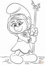 Smurfs Coloring Village Lost Pages Smurfwillow Printable Characters Drawing sketch template