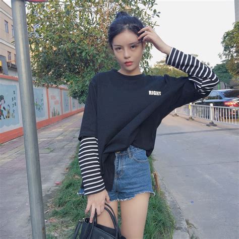 Caramelody Mock Two Piece Long Sleeved T Shirt Yesstyle Clothes