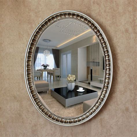 Say no to the usual metal frame. OY 055 2016 new mirror oval PU large oval antique ...