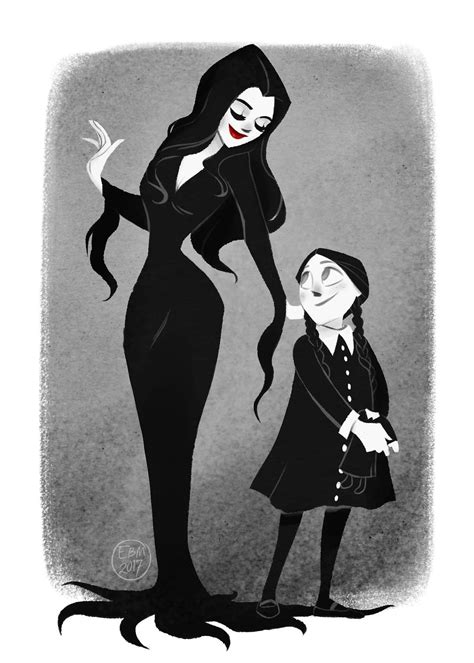 Morticia Addams Gomez And Morticia Halloween Bonito Halloween Art