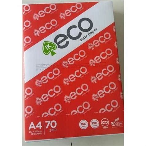 White Ik Eco 70 Gsm A4 Paper At Rs 200ream In Hyderabad Id 20322842648