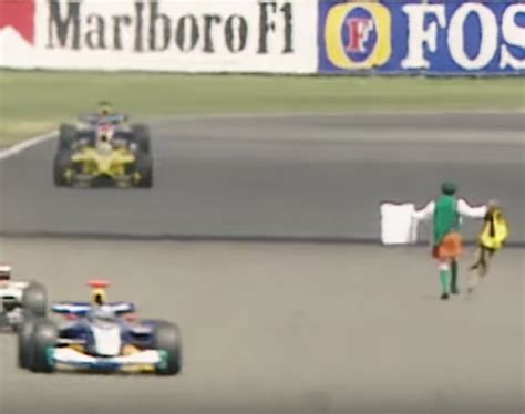 British Gps Wildest F1 Moments With Streakers And Track Invasions