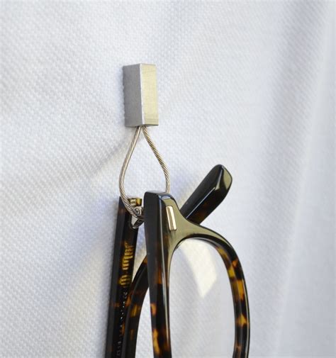 Magnetic Eyeglass Holder In Stainless Steel And Shark Wire This Is A
