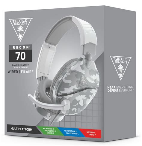 Turtle Beach Recon 70 Arctic Camo Gaming Headset Xbox One And Xbox
