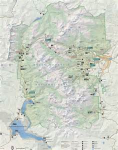 The rocky mountains took shape during an intense period of plate tectonic activity that resulted in much of the rugged landscape of the western north america. Map of Rocky Mountains - Rocky Mountain National Park Map