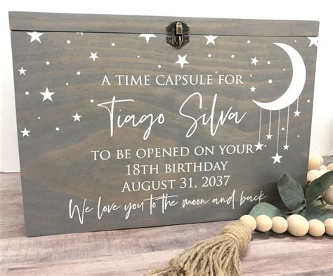 The Sweetest Time Capsule Box For Baby Babys 1st Birthday
