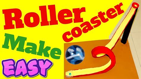 How to make a split track for a paper roller coaster! how to make a roller coaster out of cardboard from paper ...