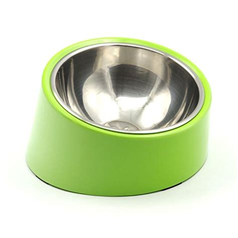 Provides mental stimulation at each meal. SUPER DESIGN Mess Free 15 Degree Slanted Bowl for Dogs and ...