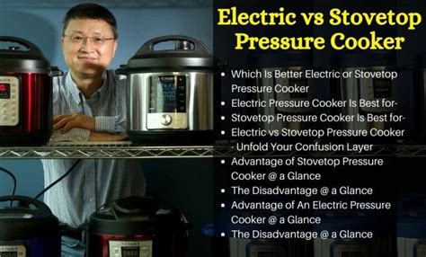 Electric Vs Stovetop Pressure Cooker Which Is The Best For You