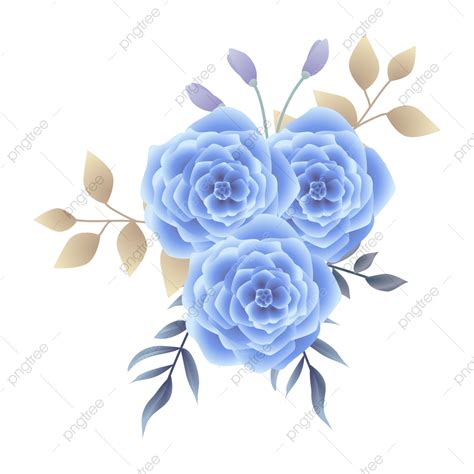 Blue Illustration Vector Hd Images Ic22827 Vector Blue Flower