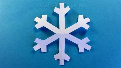 Paper Snowflake Easy Tutorial How To Make A Paper Snowflake Diy Innen Schneeflocken