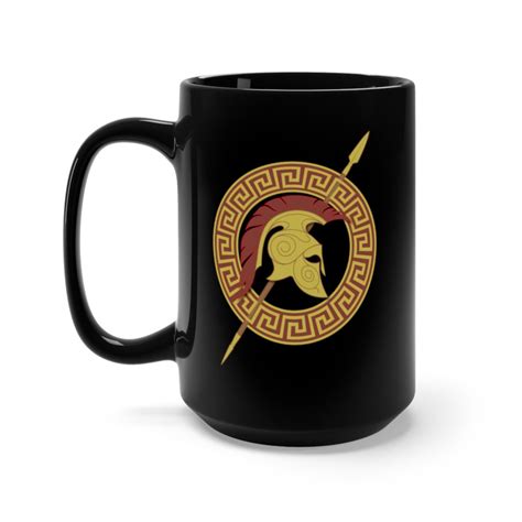 Spartan Warrior Mug Greek Mythology Mug Warrior Mug Etsy