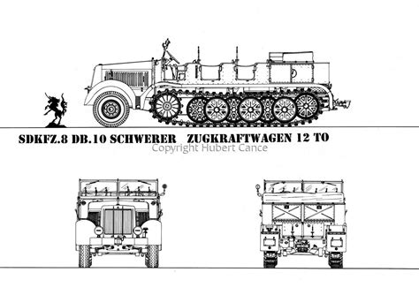 Technical Drawings Plan Drawing Original Drawing Military Vehicles