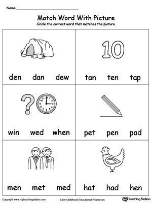 Find the download option for cvc words worksheets at the bottom of this article. EN Word Family Workbook for Kindergarten | jolly phonic ...