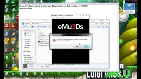 Play nintendo 3ds games on your pc, mac, android & ios by downloading 3ds roms on best 3ds it is a ds emulator open source that is compatible with all the windows versions. 3DS Emulator is Fake - YouTube