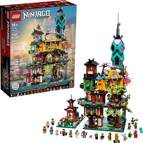 Lego Ninjago Ninjago City Gardens 71741 Kit De Construction Comprenant