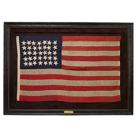 Hand Sewn Star Civil War Flag Masterpiece For Sale At Stdibs