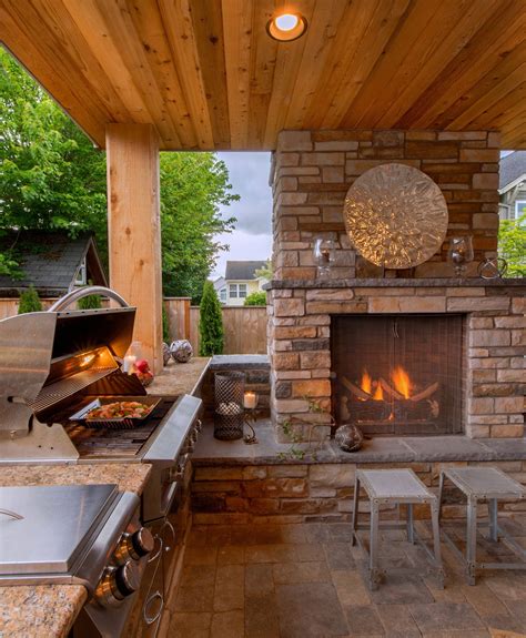 Outdoor Fireplace Grill Home Design